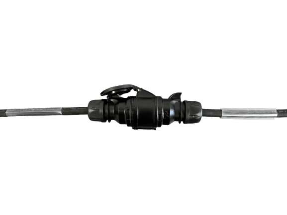 32A Three Phase Cable with Black Connectors