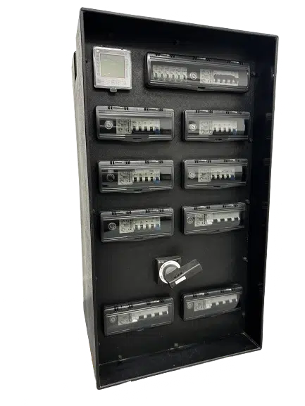 500A Powerlock Distribution Board 3x 125amp 3x 63amp 3x 32amp Three Phase