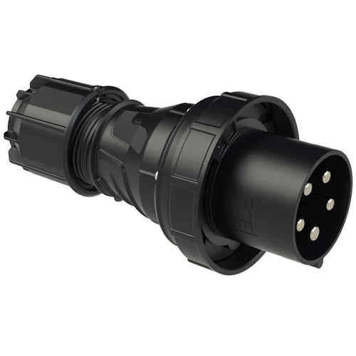CEE-plug 125A 5p 6h IP67 POWER TWIST black 045-6xs