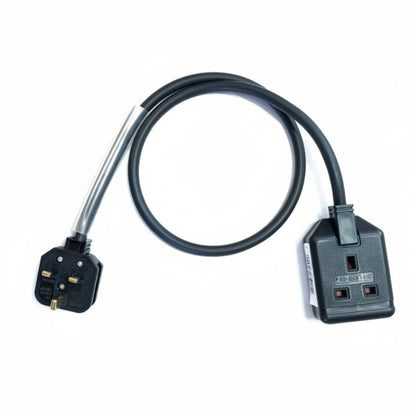 This heavy duty 13A extension lead is a simple, reliable way to power a single appliance from a standard UK mains outlet