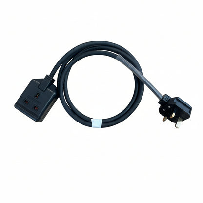 This heavy duty 13A extension lead is a simple, reliable way to power a single appliance from a standard UK mains outlet
