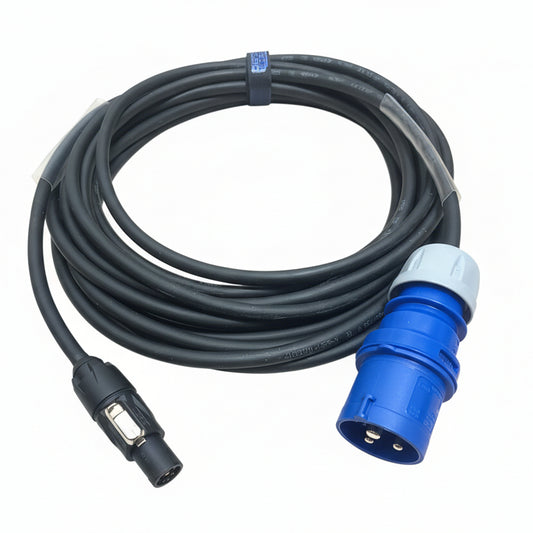 Blue 16Amp to Neutrik PowerCON True1 2.5mm Cable