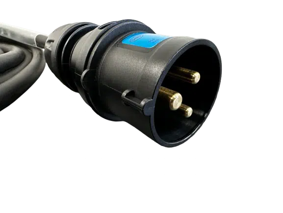 32A Single Phase Cable with Black Connectors