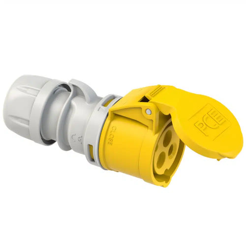CEE-connector 110v 16A 3p 4h IP44 SHARK 213-4