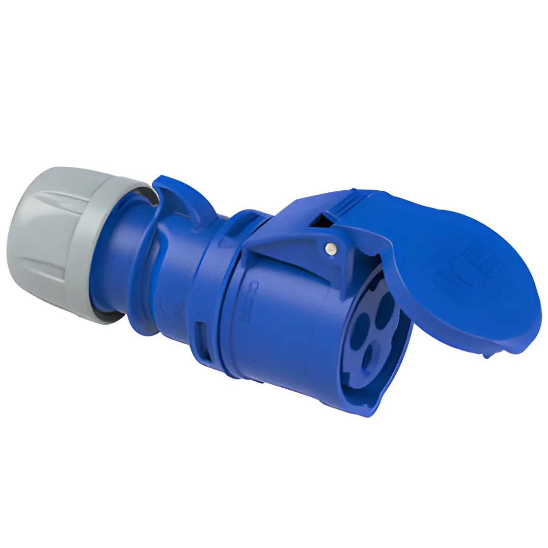 CEE-sockets 32A 3p 6h IP44 SHARK, 223-6