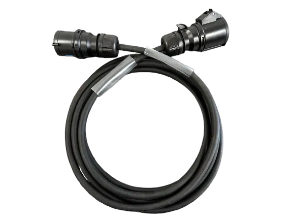 32A Single Phase Cable with Black Connectors