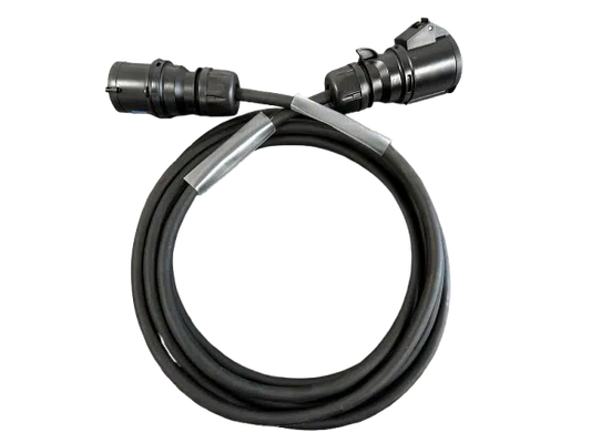 32A Single Phase Cable with Black Connectors