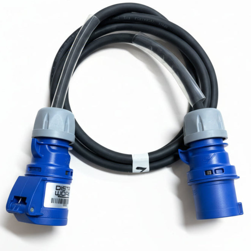 This is our go to 16A single phase cable for situations where you want dependable power and a cable that holds up to regular handling