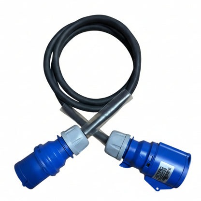 This is our go to 32A single phase extension lead for situations where you want dependable power and a cable that holds up to regular handling. It suits workshops, site cabins, temporary work areas, exhibitions, pop up installs, studios, plant rooms, control gear, and general site power.