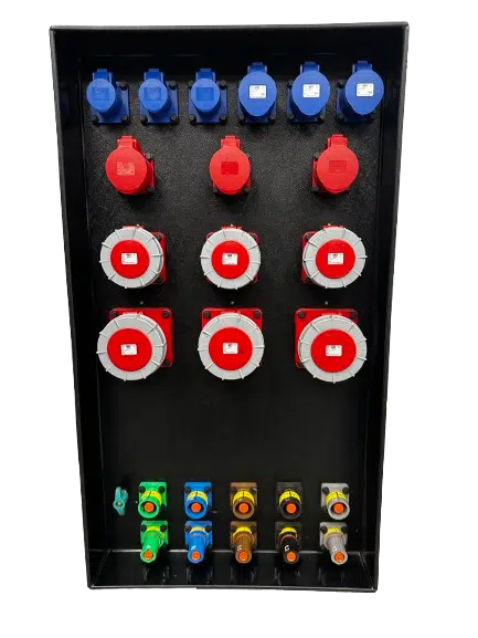 500A Powerlock Distribution Board 3x 125amp 3x 63amp 3x 32amp Three Phase