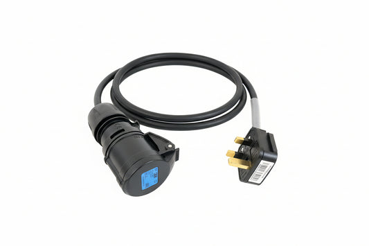 13Amp Black Plug to 16Amp Black Connector