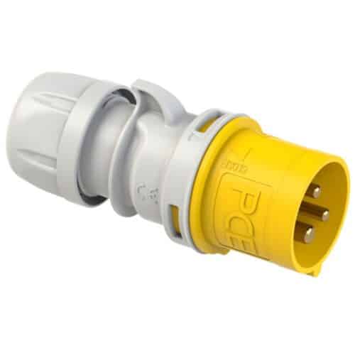 16A 110V Plug Yellow 013-4