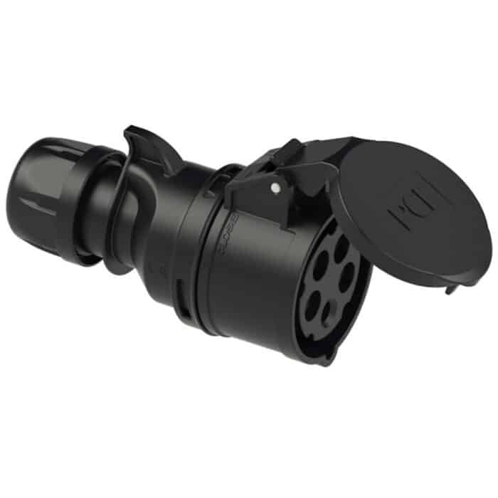 CEE-connector 16A 5p 6h IP44 SHARK 215-6x